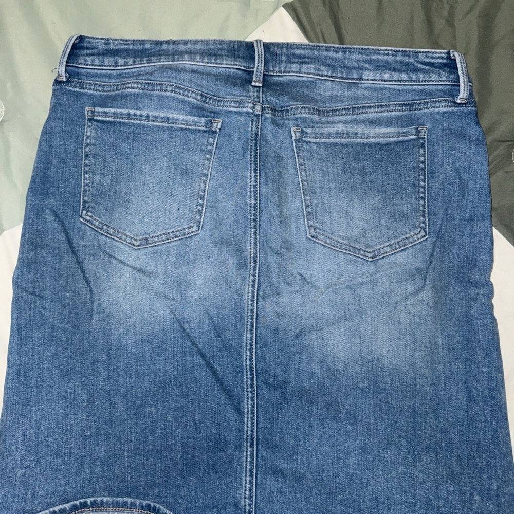 NYDJ Blue Denim Skirt - Picture 3 of 5